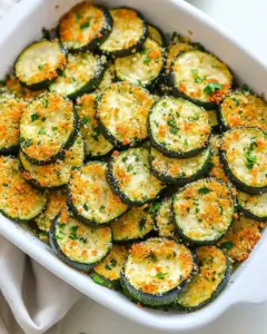 Baked Zucchini