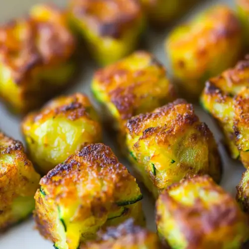 Baked Zucchini Potato Tots