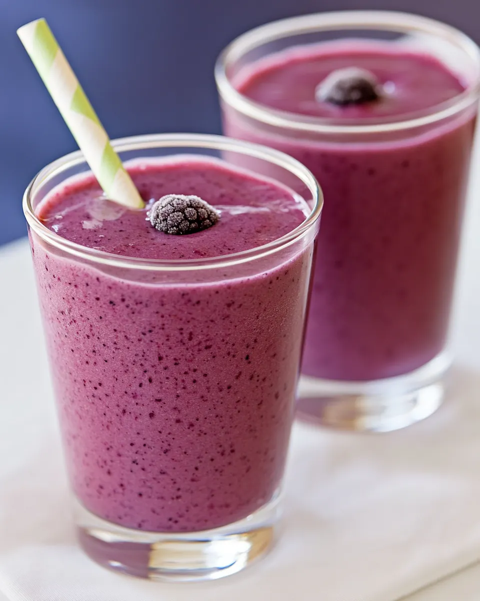 Banana Berry Smoothies