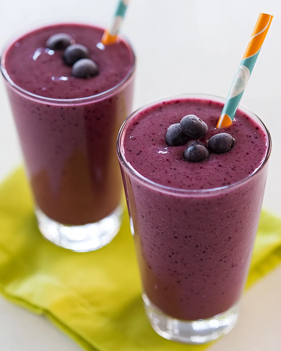 Banana Berry Smoothies