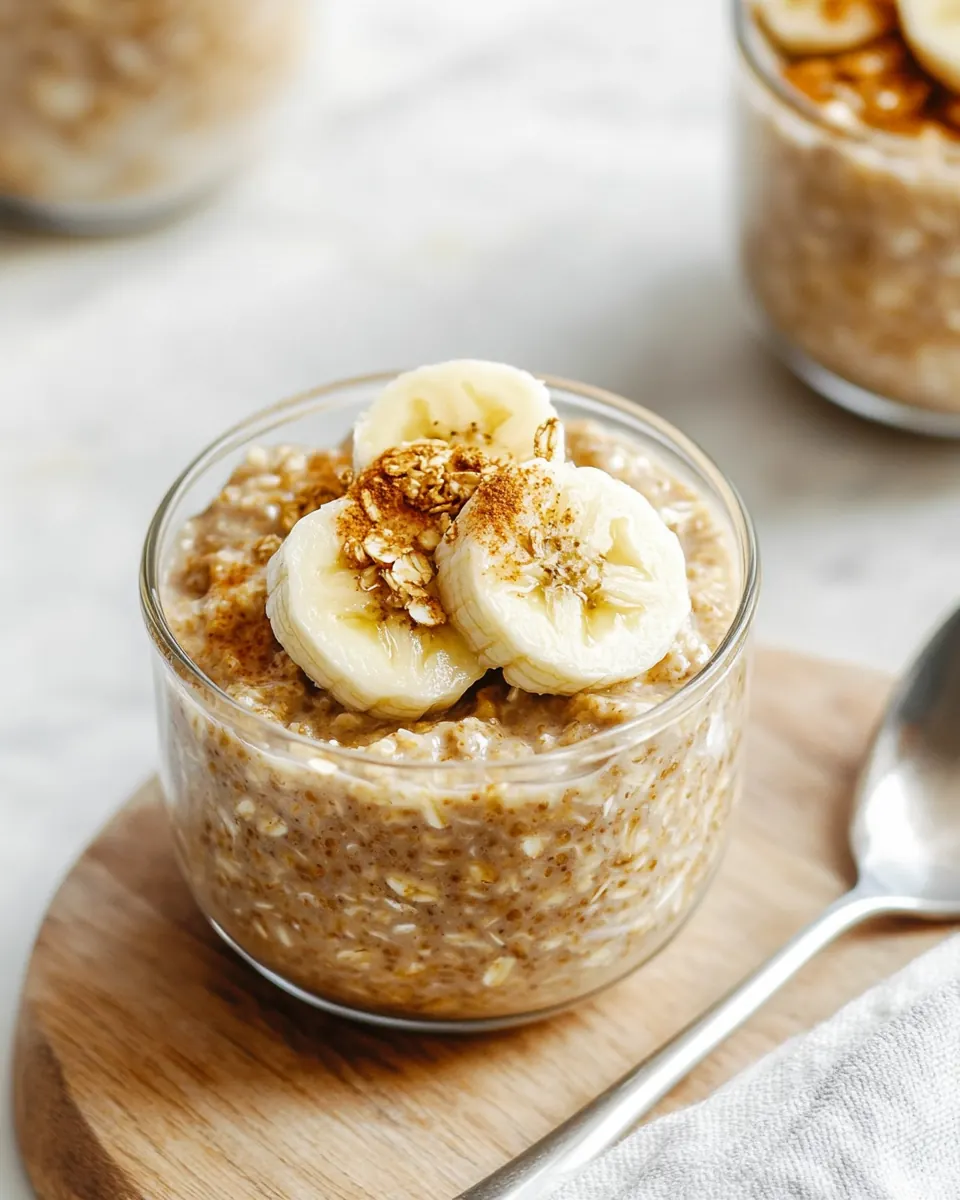 Banana Bread Overnight Oats
