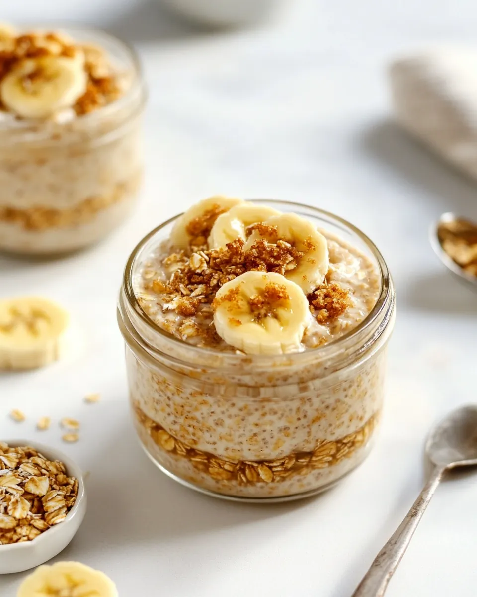 Banana Bread Overnight Oats
