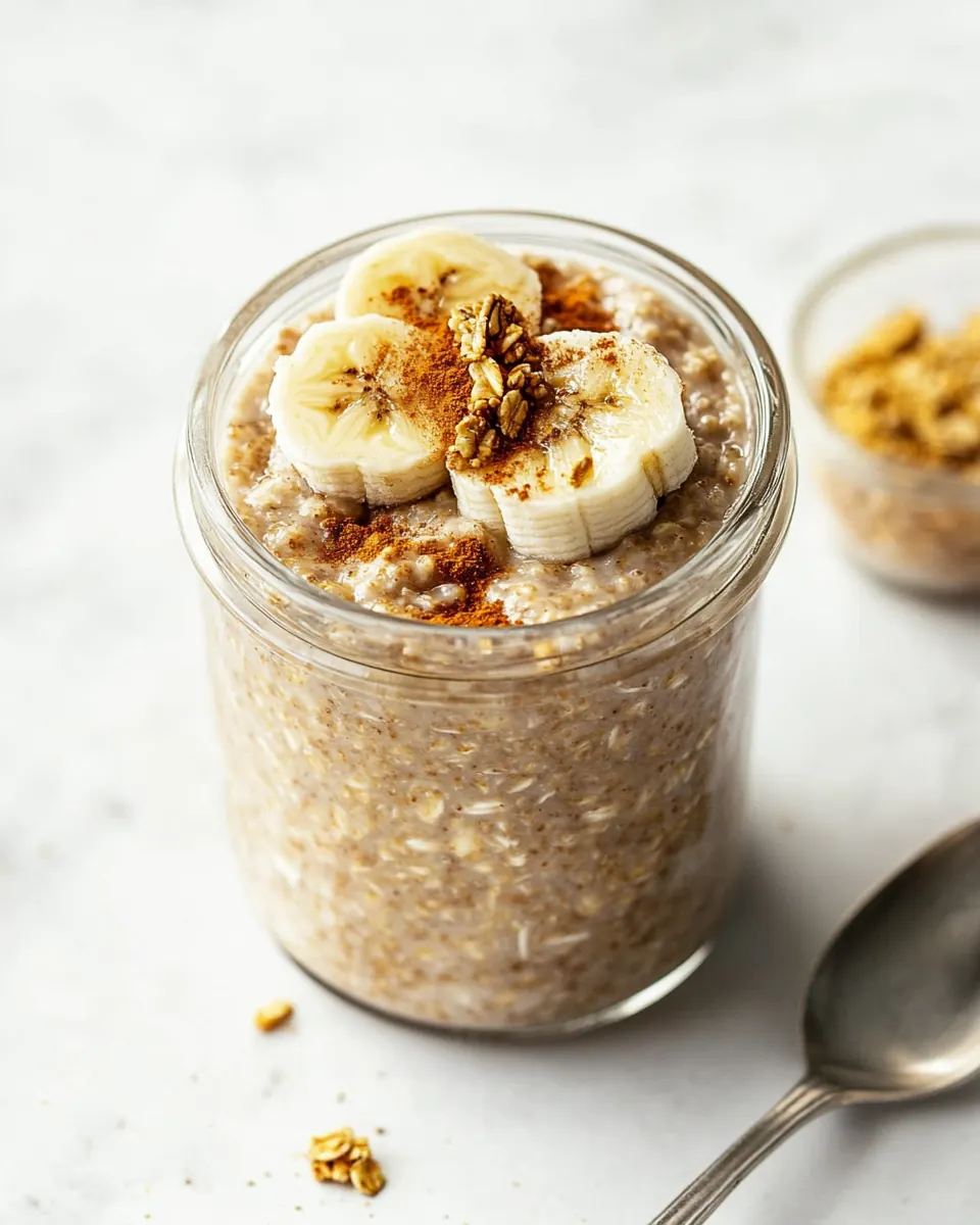 Banana Bread Overnight Oats