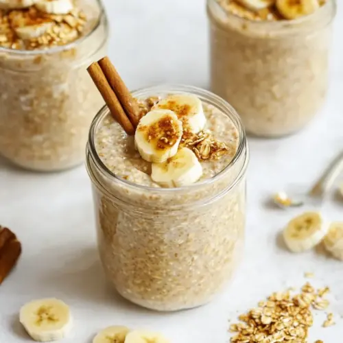 Banana Bread Overnight Oats