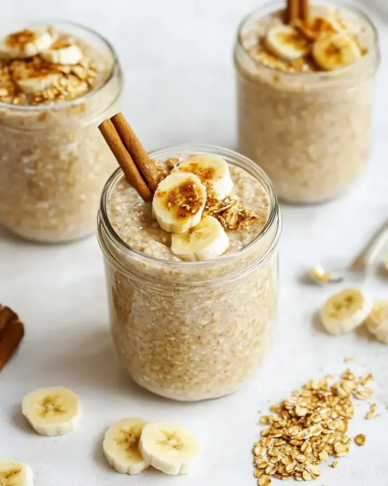 Banana Bread Overnight Oats