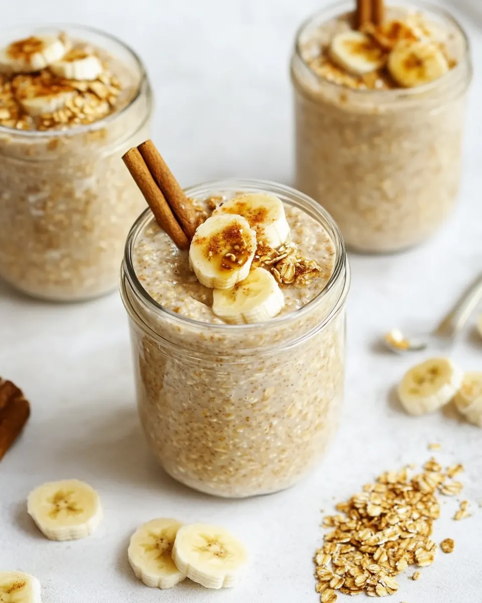 Banana Bread Overnight Oats