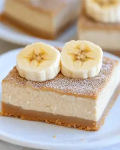 Banana Cheesecake Bars