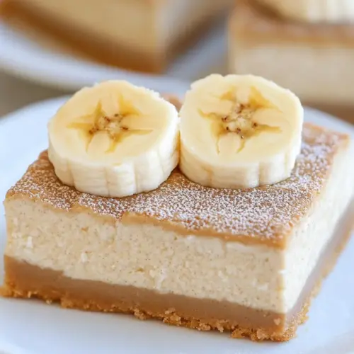 Banana Cheesecake Bars