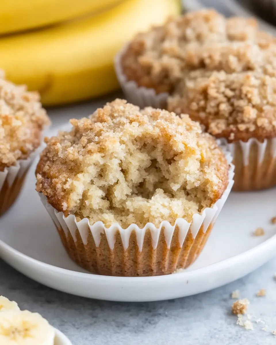 Banana Crumb Muffins