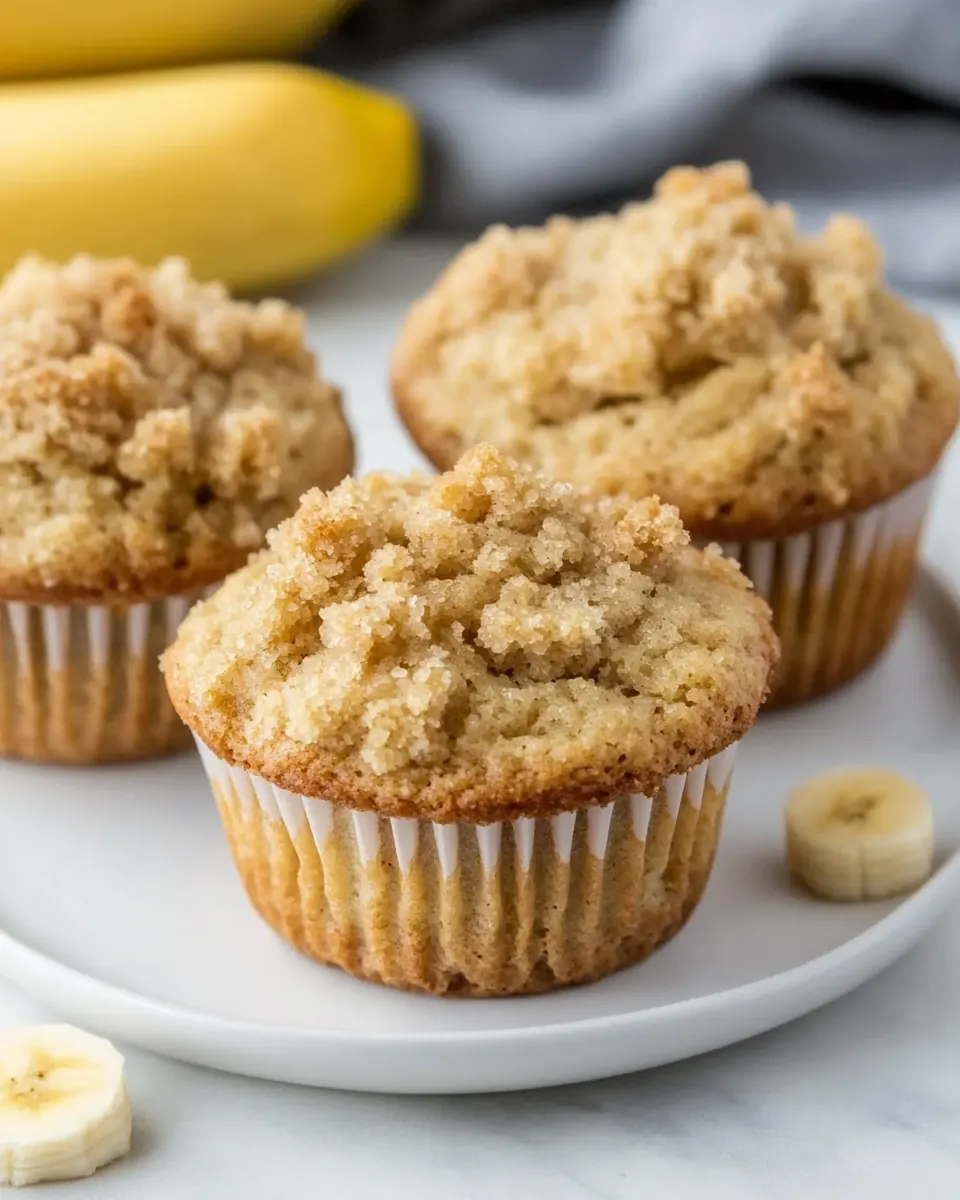 Banana Crumb Muffins