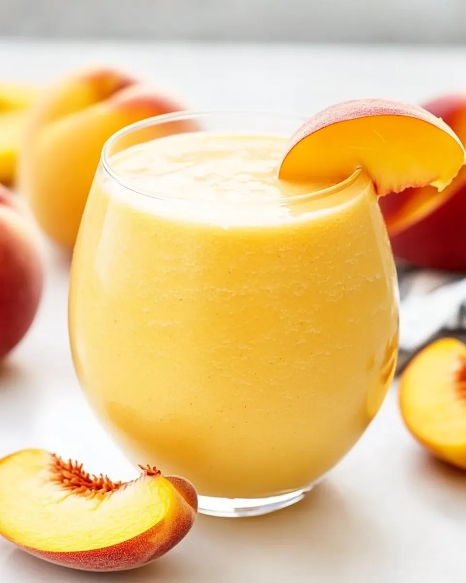 Banana Peach Smoothie