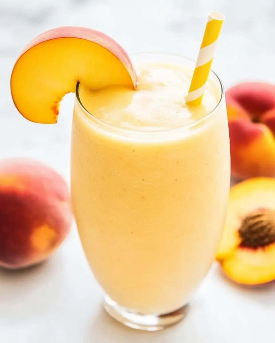 Banana Peach Smoothie