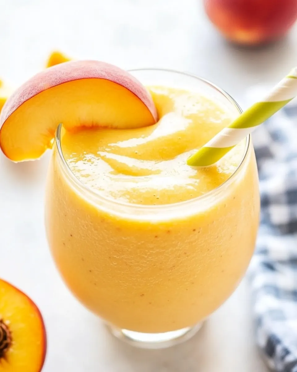 Banana Peach Smoothie