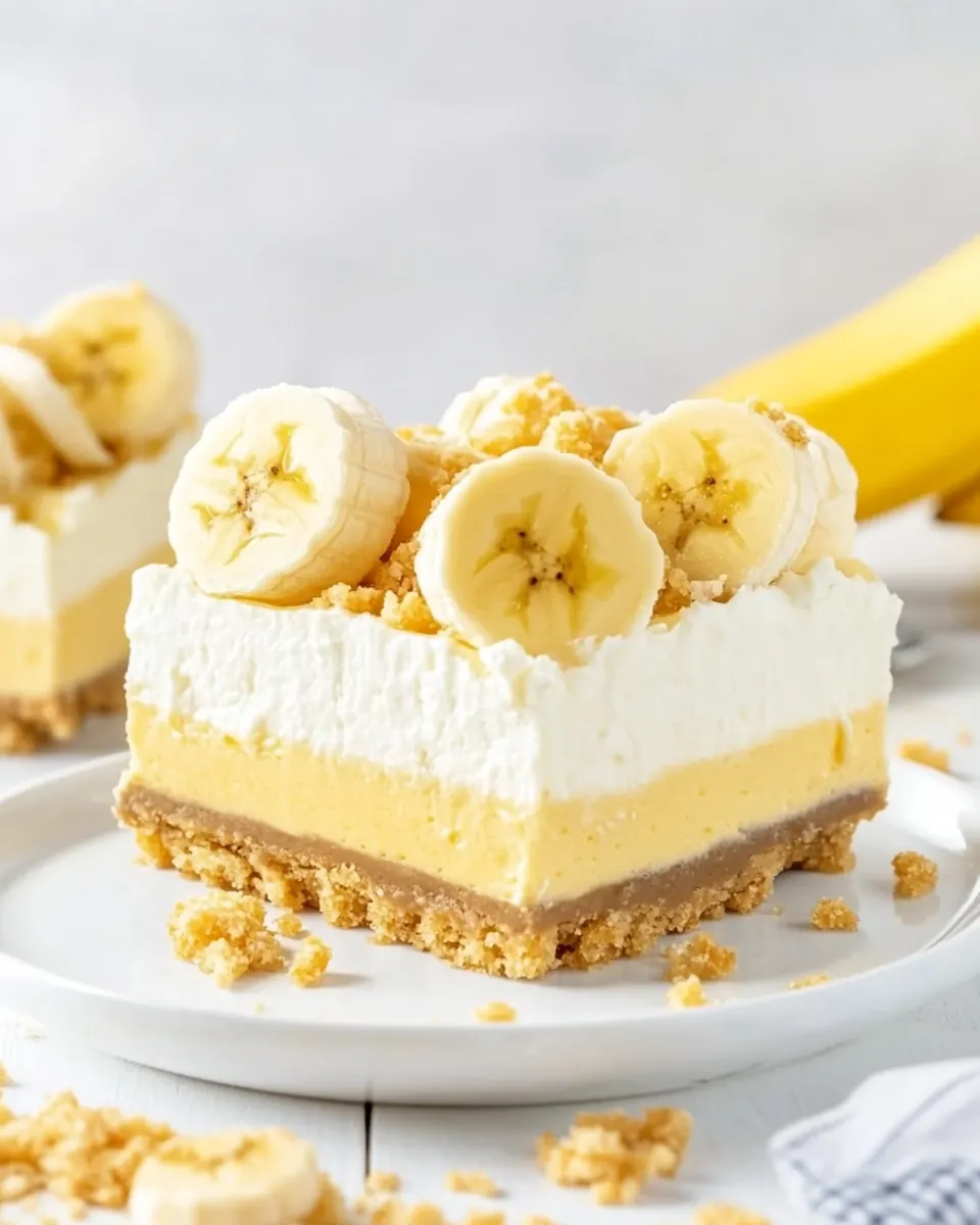 Banana Pudding Cheesecake Bars