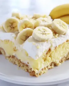 Banana Pudding Poke Cake