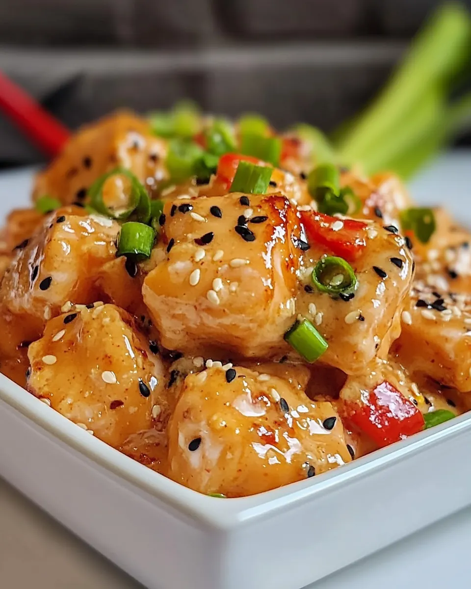 Bang Bang Salmon Bites