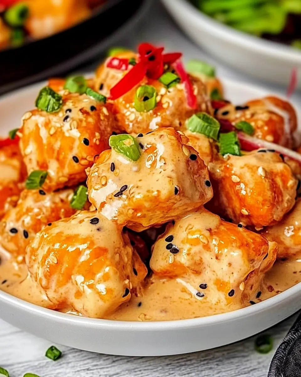 Bang Bang Salmon Bites