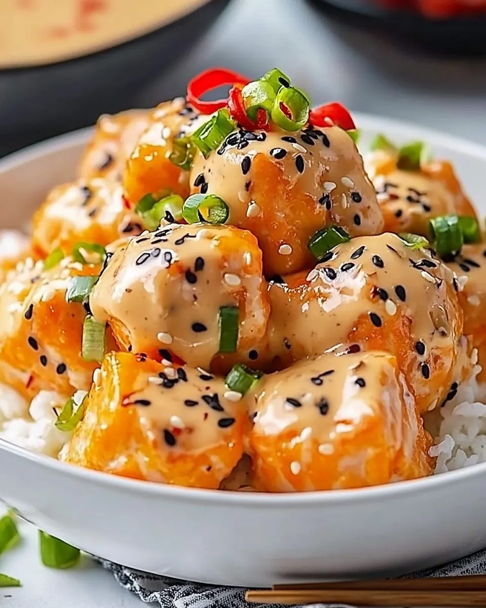 Bang Bang Salmon Bites