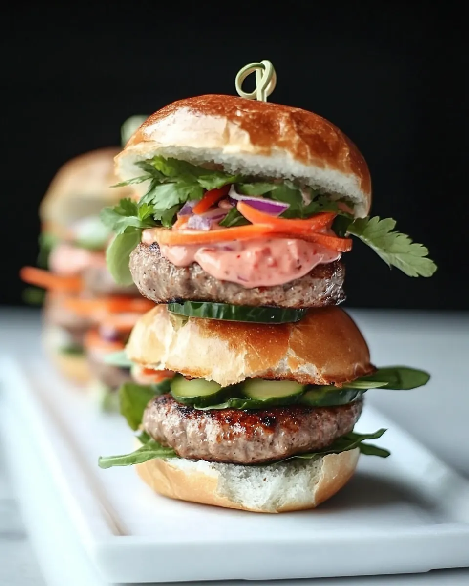Banh Mi Asian Burgers