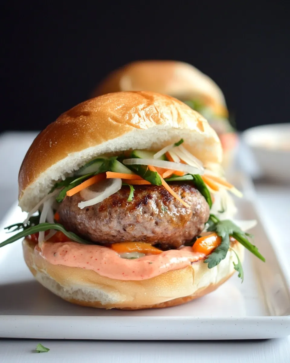 Banh Mi Asian Burgers