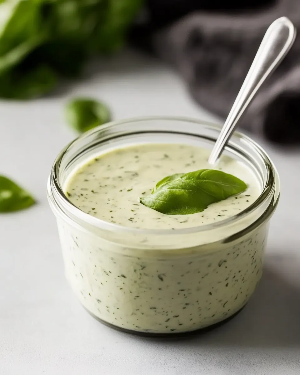 Basil Mayo Dressing