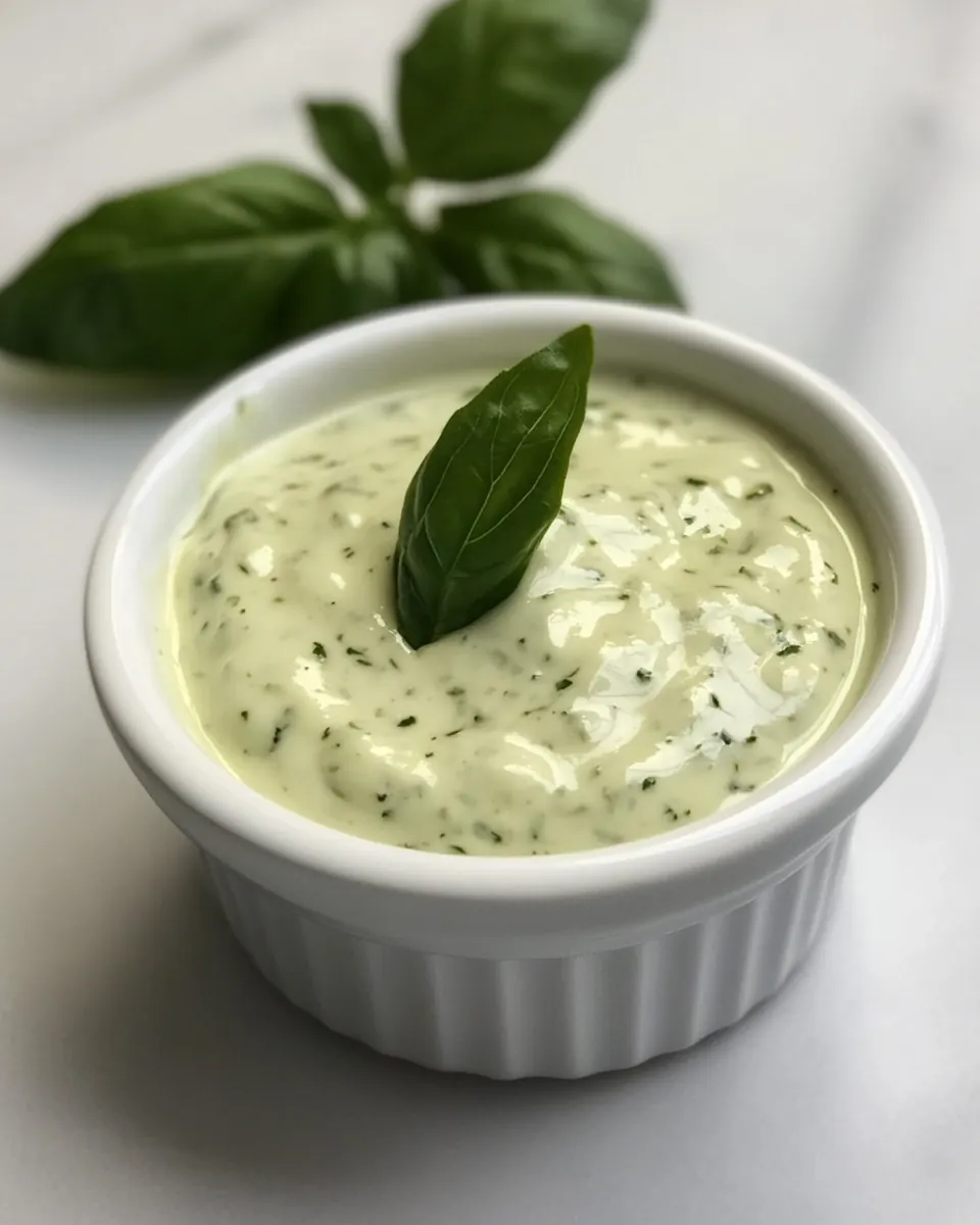 Basil Mayo Dressing