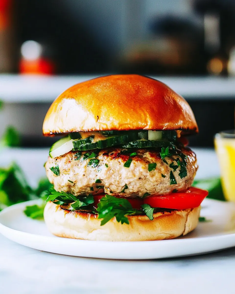 Basil Turkey Burger