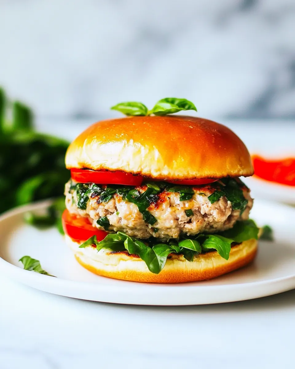 Basil Turkey Burger