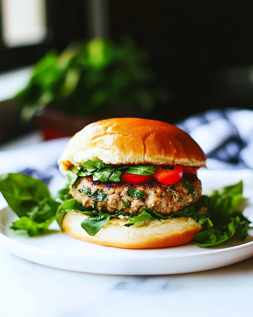 Basil Turkey Burger
