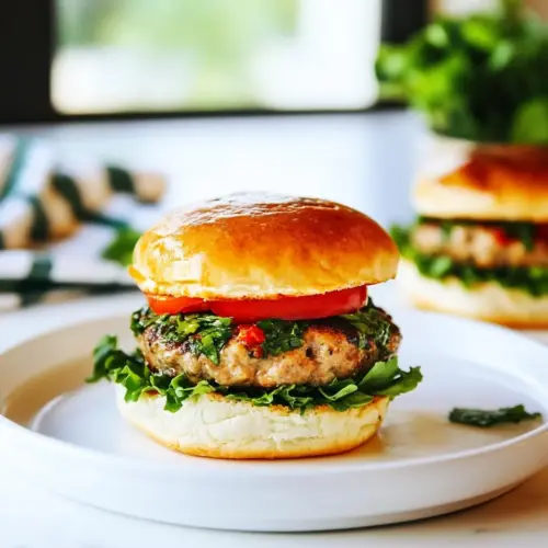 Basil Turkey Burger