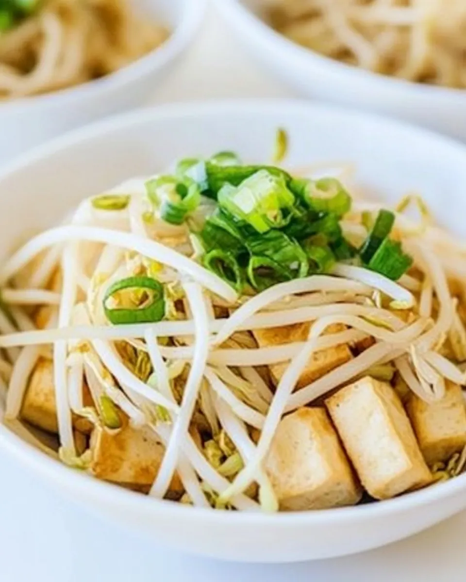 Bean Sprouts with Tofu