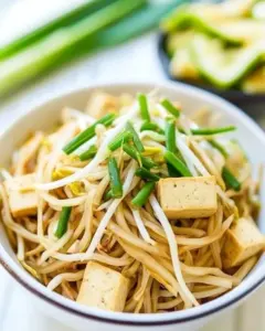 Bean Sprouts with Tofu