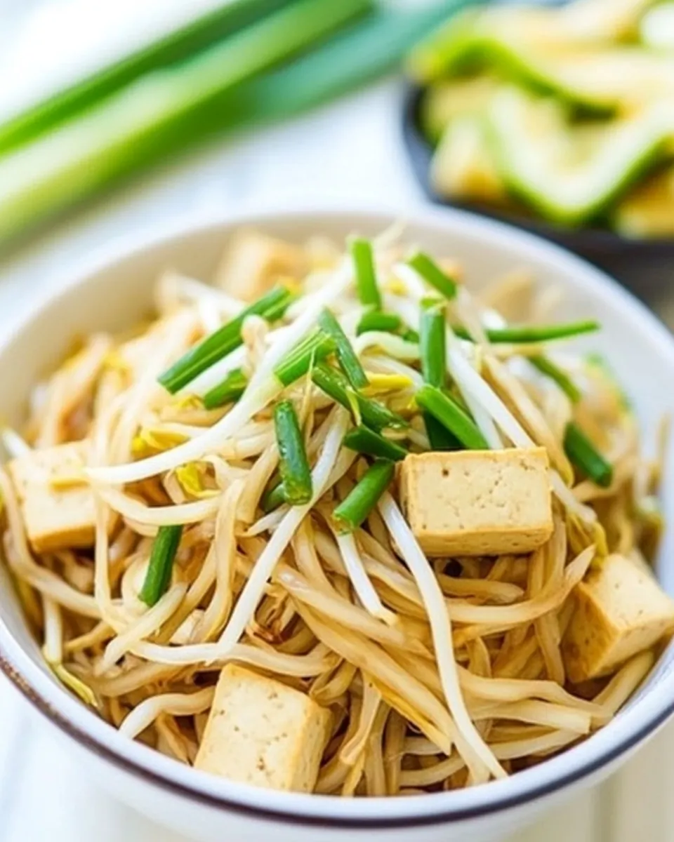 Bean Sprouts with Tofu