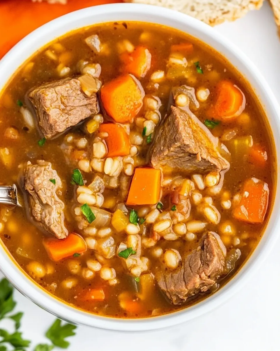 Beef Barley Soup
