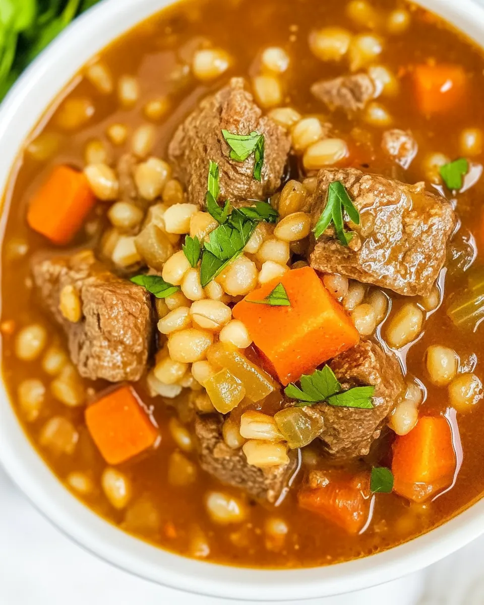 Beef Barley Soup