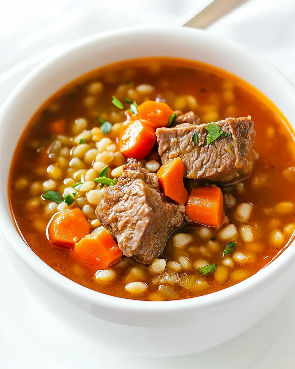 Beef Barley Soup