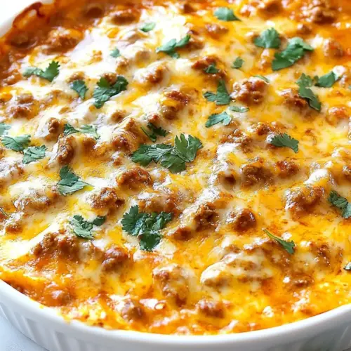 Beef Enchilada Dip