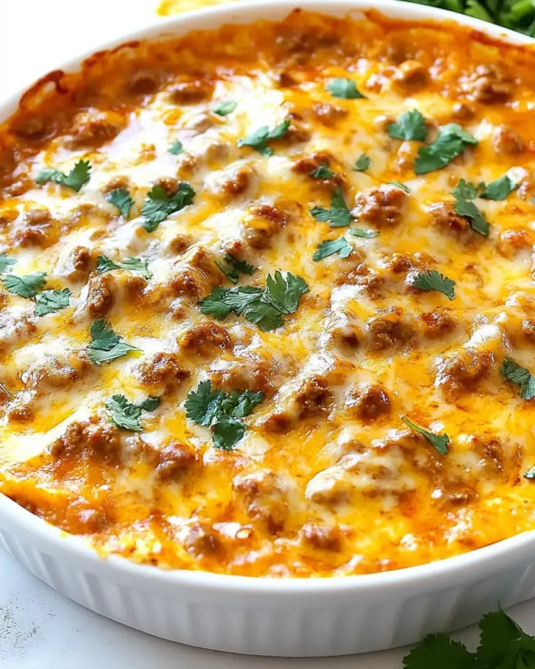 Beef Enchilada Dip