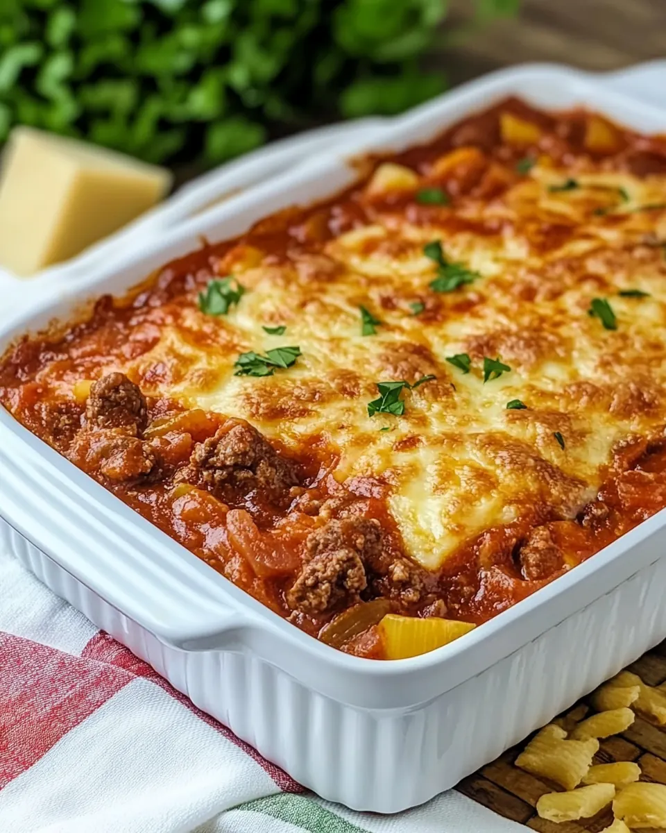 Beef Lombardi Casserole