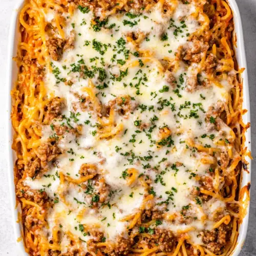 Beef Spaghetti Casserole