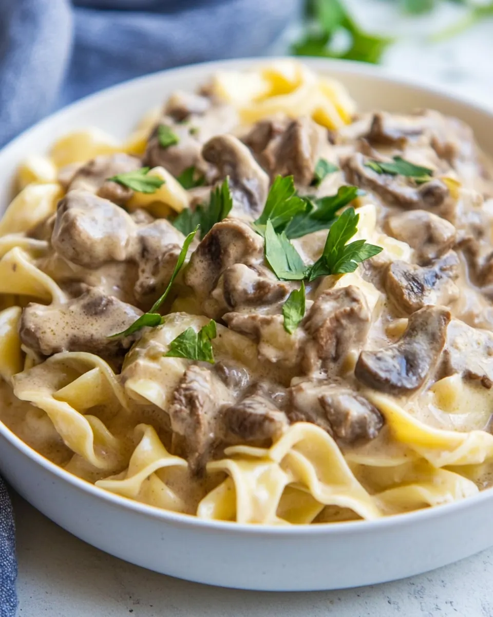 Beef Stroganoff