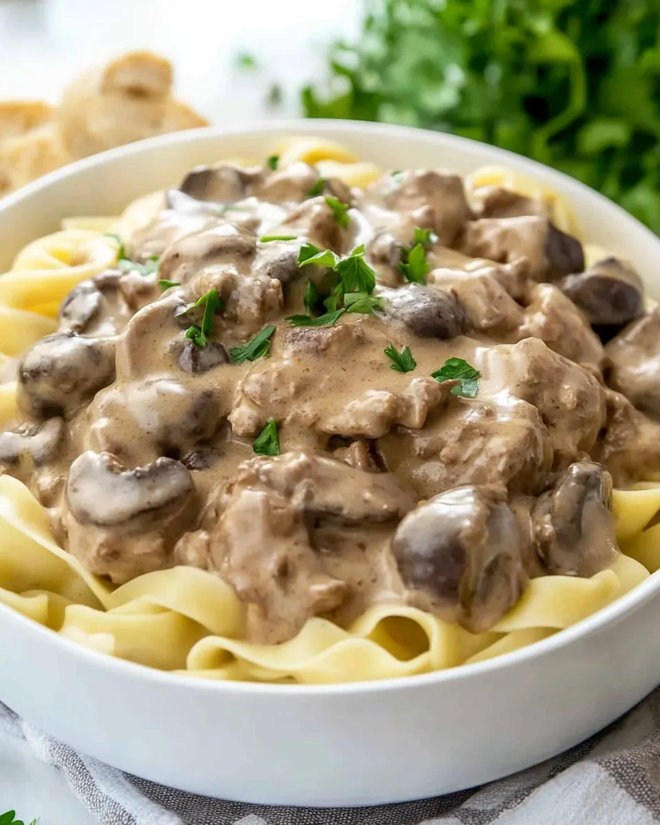 Beef Stroganoff
