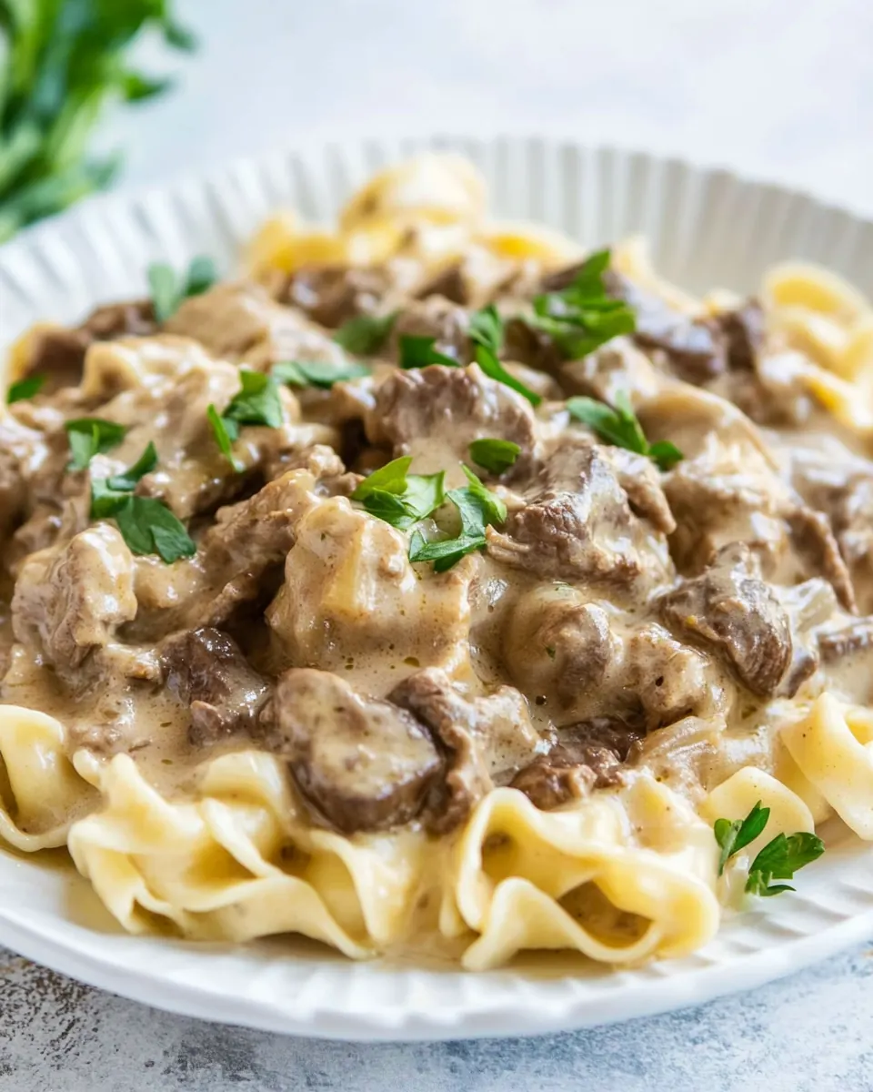 Beef Stroganoff