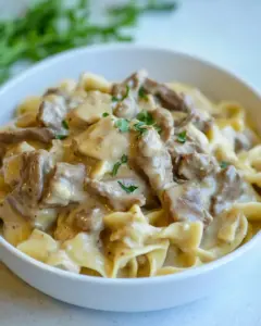 Beef Stroganoff