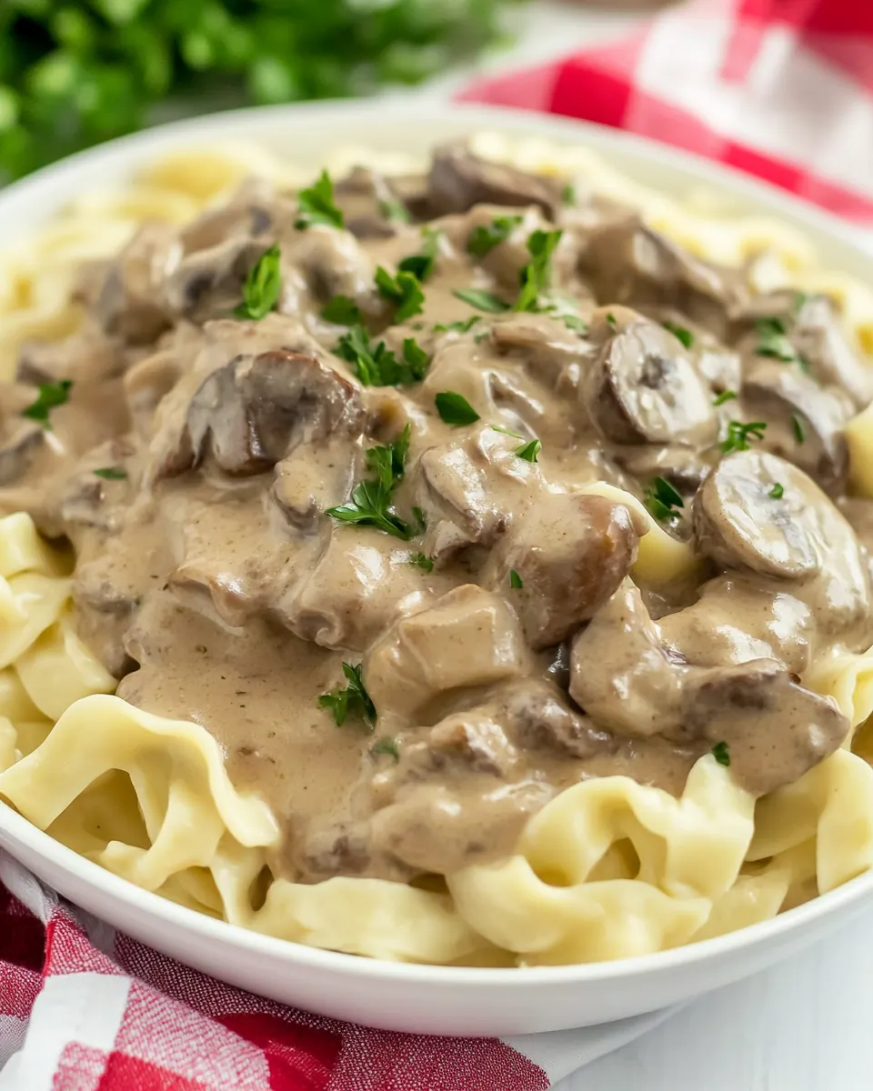 Beef Stroganoff