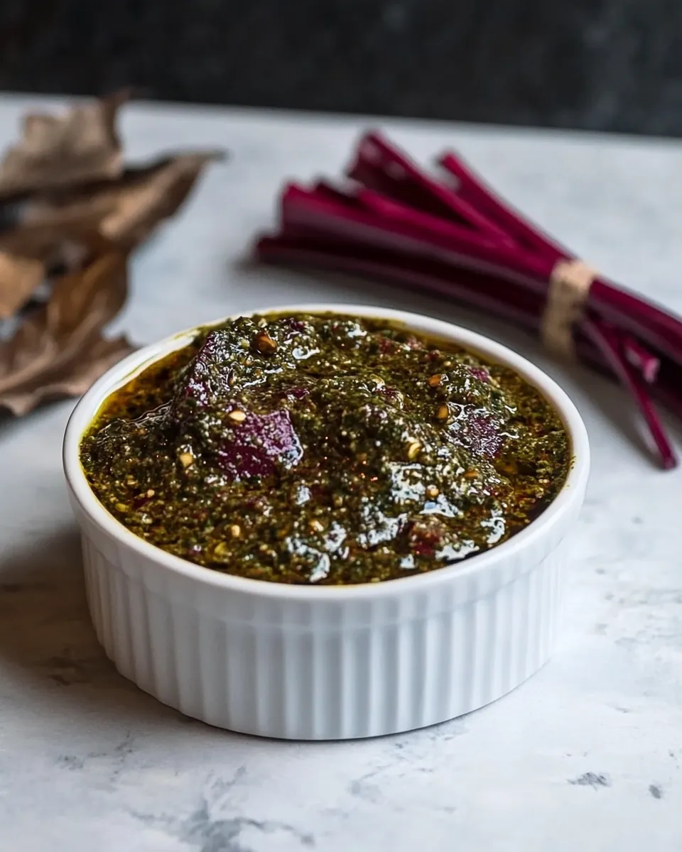 Beet Green Pesto