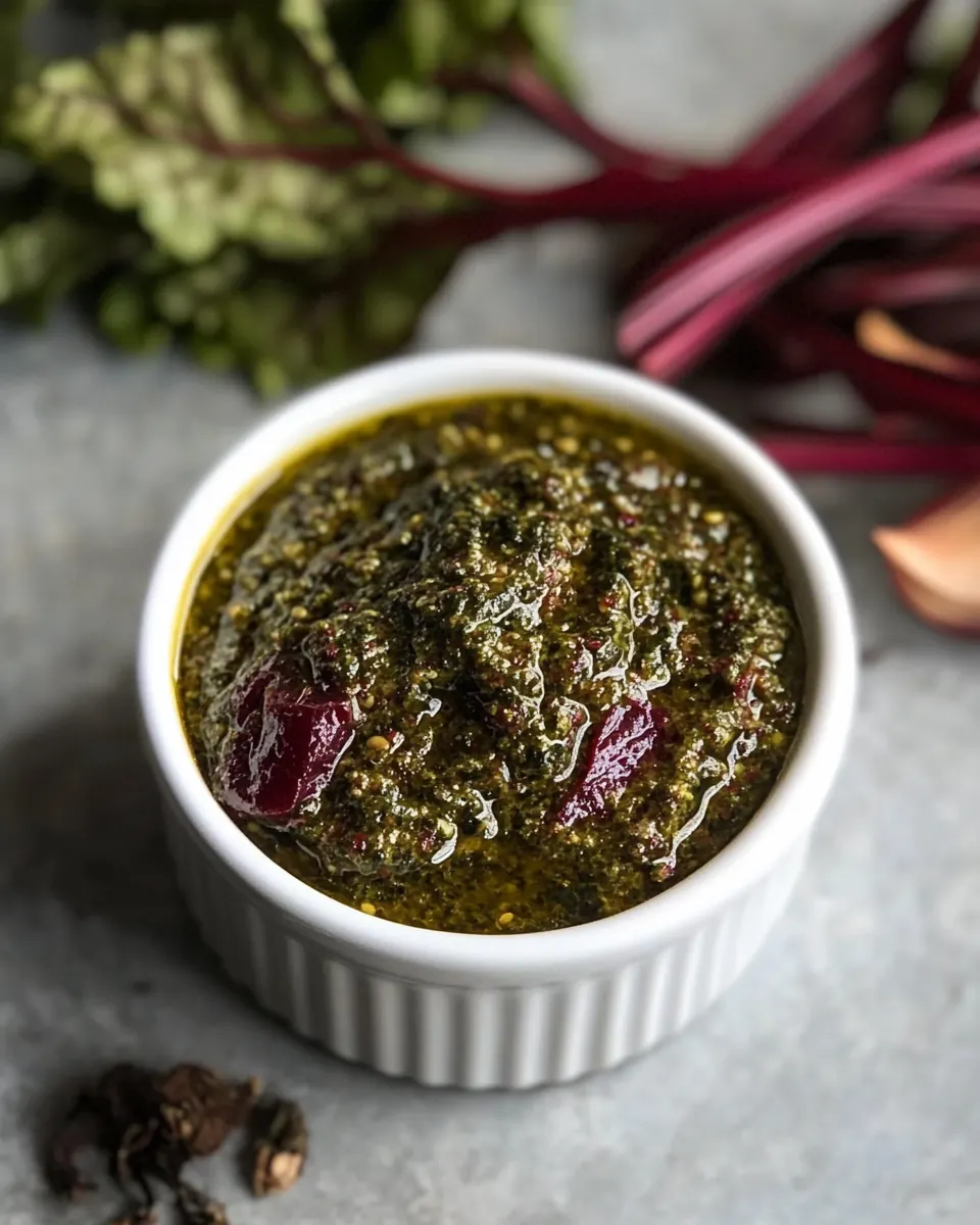 Beet Green Pesto