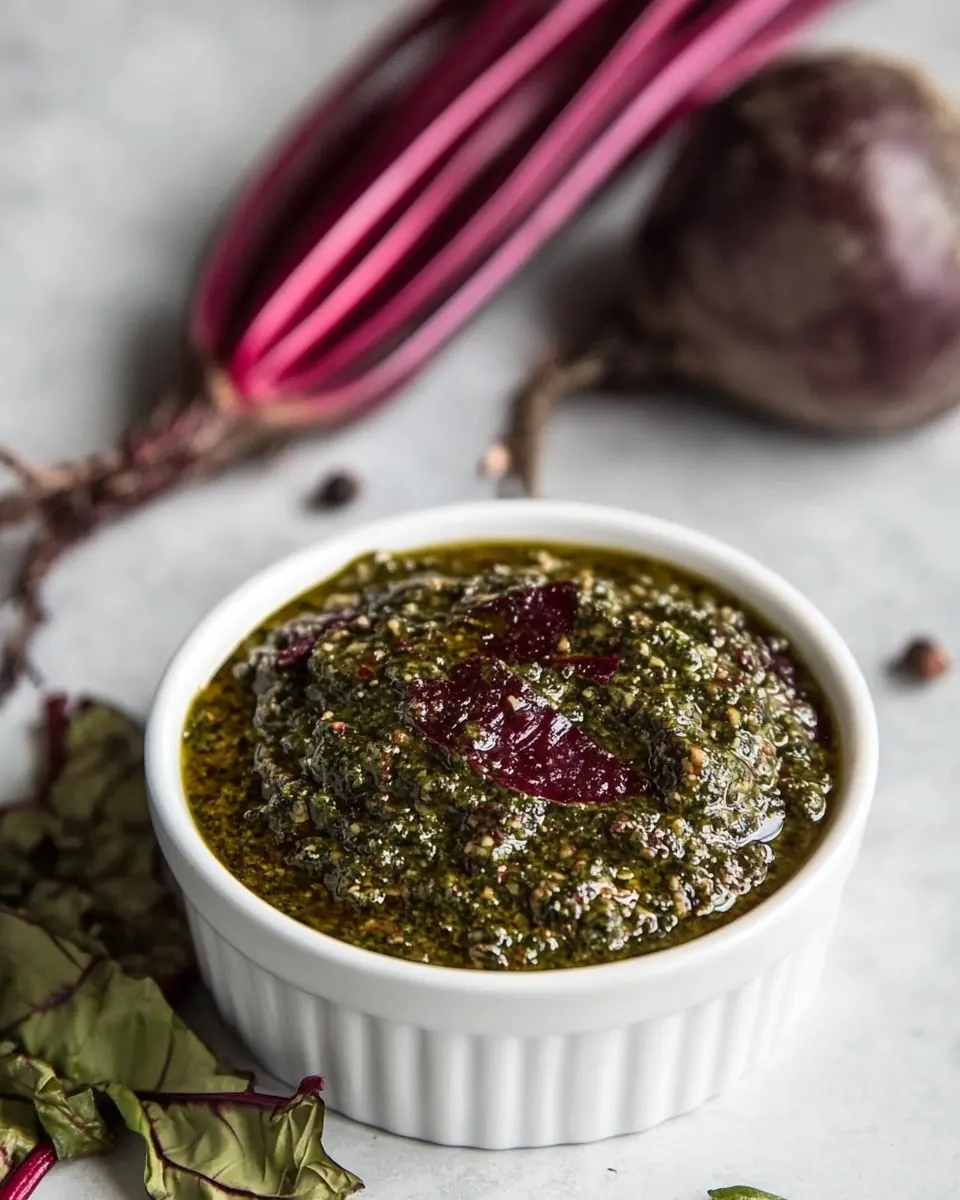 Beet Green Pesto