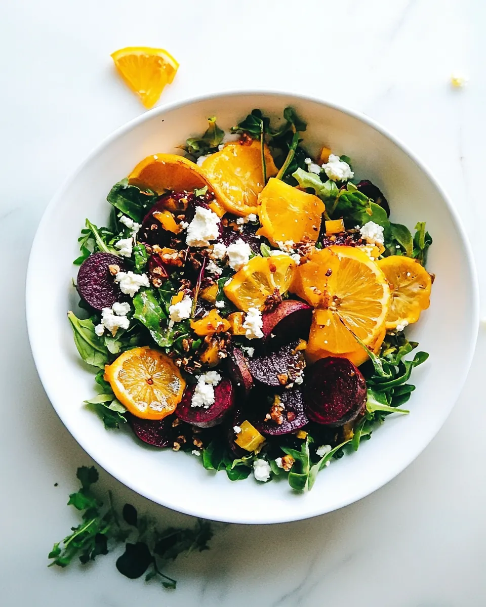 Beet and Goat Cheese Salad