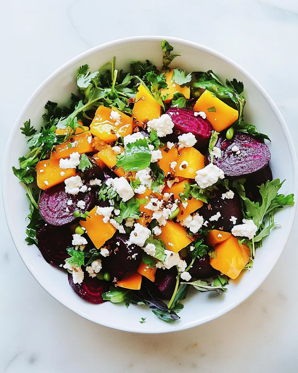 Beet and Goat Cheese Salad